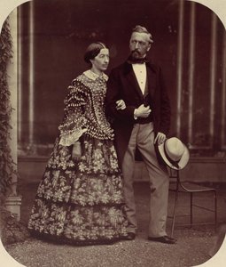 Mathias ja Elise Hoeusermann, 1850-60-luvut. tekijältä Franz Antoine