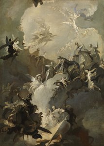 Unkarin kuninkaallisten pyhien kirkastaminen, n. 1772-73.