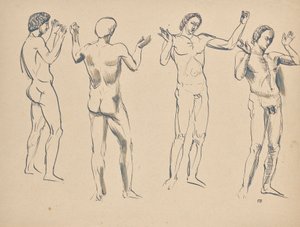 Neljä luonnosta kaiuttimelle tekijältä Franz Barwig d. Ä.