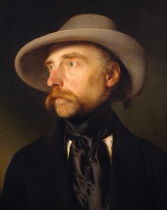 Maalari Franz Wipplingerin (1762-1812) muotokuva, Franz Eyblin (1806-1880) maalaus.