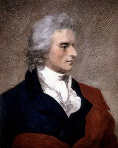 Friedrich von Schillerin (1759 - 1805) muotokuva F.G. von Kugelgenin maalauksesta.