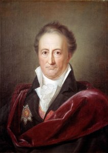 Johann Wolfgang Goethen (1749 - 1832), saksalaisen kirjailijan muotokuva. Franz Van Kugelgenin (1772-1820) maalaus tekijältä Franz Gerhard von Kugelgen
