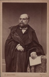 Pianisti ja säveltäjä Adolph von Henseltin muotokuva 1814-1889, noin 1860. tekijältä Franz Hanfstaengl