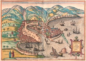 Chios tai Chio, Kreikka (kaiverrus tekijältä Franz Hogenberg