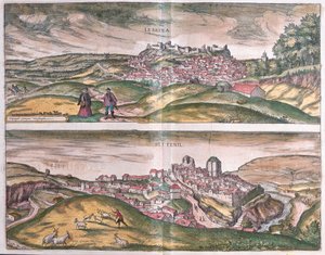 Lebrija ja Setenil - Espanja (kaiverrus tekijältä Franz Hogenberg