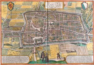 Maastrichtin suunnitelma (Traiectum), Alankomaat (etsaus tekijältä Franz Hogenberg