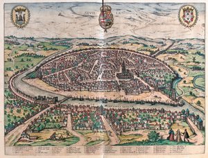 Sevilla, Espanja (kaiverrus tekijältä Franz Hogenberg