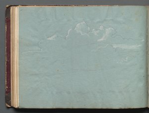 Albumi näkymistä Roomaan ja ympäristöön, Maisematutkimukset, sivu 36b: Cloud Study. tekijältä Franz Johann Heinrich Nadorp