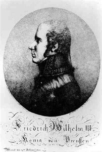 Frederick William III:n (1770-1840), Preussin kuninkaan muotokuva, 24. heinäkuuta 1807