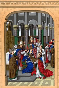 Kaarle V:n, Ranskan kuninkaan, kruunaus 1300-luvulla, 1870.