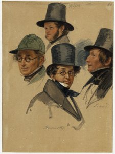 Franz Kugler, Karl Stawinsky, Peter Joseph Lenné, E. B. J. Raupach () tekijältä Franz Krüger