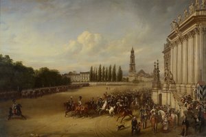 Paraati Potsdamissa vuonna 1817 tekijältä Franz Krüger