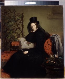 Keisarinna Alexandra Fedorovnan muotokuva (s. Charlotte of Preussia tekijältä Franz Krüger