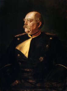 Kansleri Otto von Bismarckin muotokuva univormussa, 1815-1898, 1800-luku.