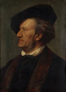 Säveltäjä Richard Wagnerin muotokuva 1813-1883