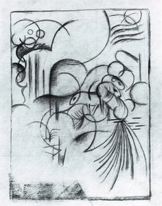 Abstrakti koostumus tekijältä Franz Marc