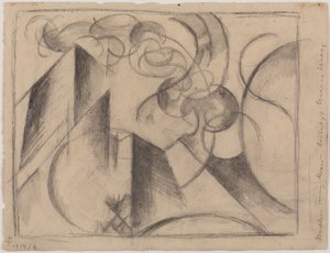 Abstrakti piirustus tekijältä Franz Marc
