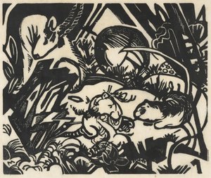 Eläinten legenda tekijältä Franz Marc