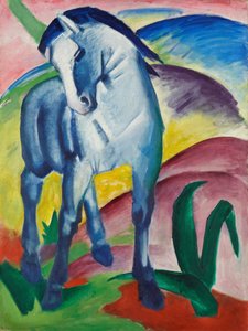 Sininen hevonen I tekijältä Franz Marc