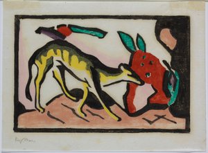 Myyttinen olento tekijältä Franz Marc
