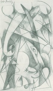 Franz Marc - Luonnoslehti kentältä - Sheet 09 tekijältä Franz Marc