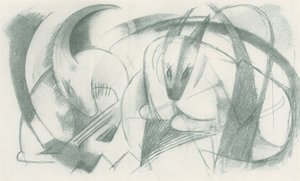 Franz Marc - Luonnoslehti kentältä - Sheet 13 tekijältä Franz Marc