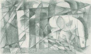 Franz Marc - Luonnoslehti kentältä - Sheet 14 tekijältä Franz Marc