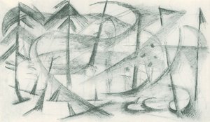 Franz Marc - Luonnoslehti kentältä - Sheet 35 tekijältä Franz Marc
