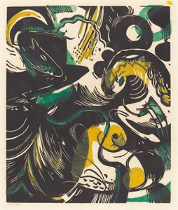 Genesis II (Creation Story II) tekijältä Franz Marc