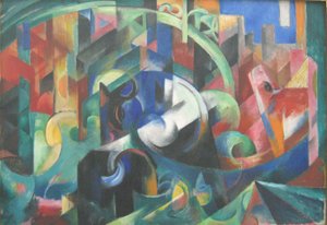 Saksan kieli:  Rinder I Karja I tekijältä Franz Marc