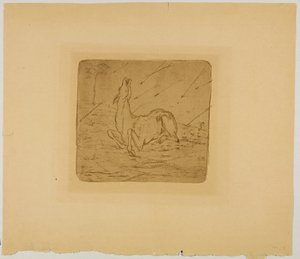 Saksa: Kuoleva peura tekijältä Franz Marc