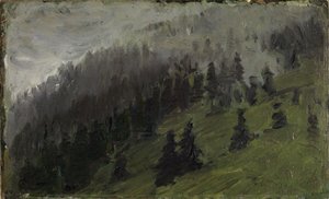 Sumua kuusten välissä tekijältä Franz Marc