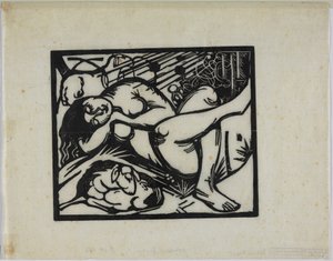 Nukkuva paimentolainen tekijältä Franz Marc