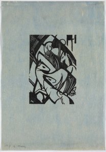 Hyppäävät hevoset tekijältä Franz Marc