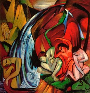 Vesiputous tekijältä Franz Marc