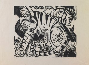 Tiikeri tekijältä Franz Marc