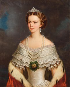 Muotokuva Elisabetista Baijerista, 1854.