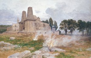 Temppelin rauniot, Etelä-Amerikka tekijältä Franz Thiele