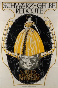 Black and Yellow Redoute Wiener Konzerthaus, 1914. tekijältä Franz Wacik