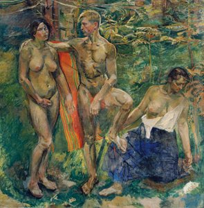 Alastonkuvat metsässä