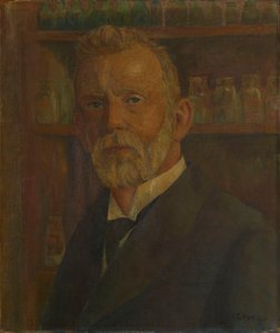 Paul Ehrlichin muotokuva 1854-1915, n. 1920. tekijältä Franz Wilhelm Voigt