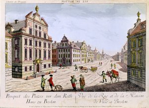 Näkymä Bostonin kaupungintalolle