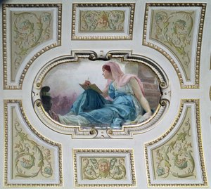 Allegorical figure of History, 1890 (pinta sa kisame)finn