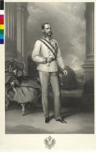 Itävallan keisari Franz Joseph I tekijältä Franz Xaver Winterhalter