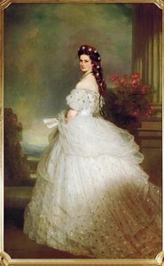Keisarinna Elisabeth tähtipuvussa (öljy kankaalle) tekijältä Franz Xaver Winterhalter