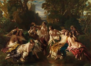 Florinda, 1853 tekijältä Franz Xaver Winterhalter