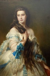Nadežda Nikolajevna Rimskaja-Korsakova, os. Purgold, c. 1870 tekijältä Franz Xaver Winterhalter