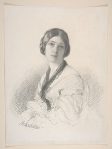 Paronitar Gudinin, omaa sukua Margareth Louis Hay, muotokuva tekijältä Franz Xaver Winterhalter