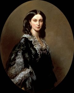Herttuatar Elizaveta Aleksandrovna Barjatinskajan muotokuva, os. Prinsessa Chernysheva 1826-1902, 1858 tekijältä Franz Xaver Winterhalter