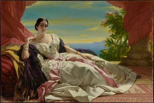 Sayn-Wittgenstein-Saynin ruhtinatar Leonillan muotokuva tekijältä Franz Xaver Winterhalter